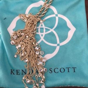 Kendra Scott gold lariat, made to be wrapped